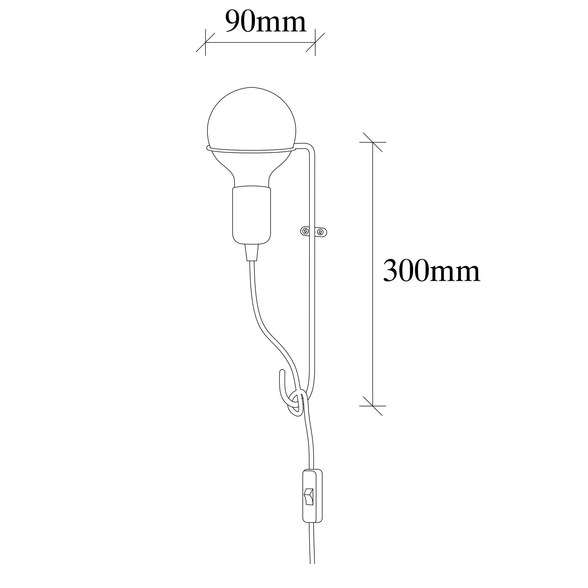 Opviq Schreibtischlampe Pota OPV, 19 Kupfer, 19 cm, x Metallkörper