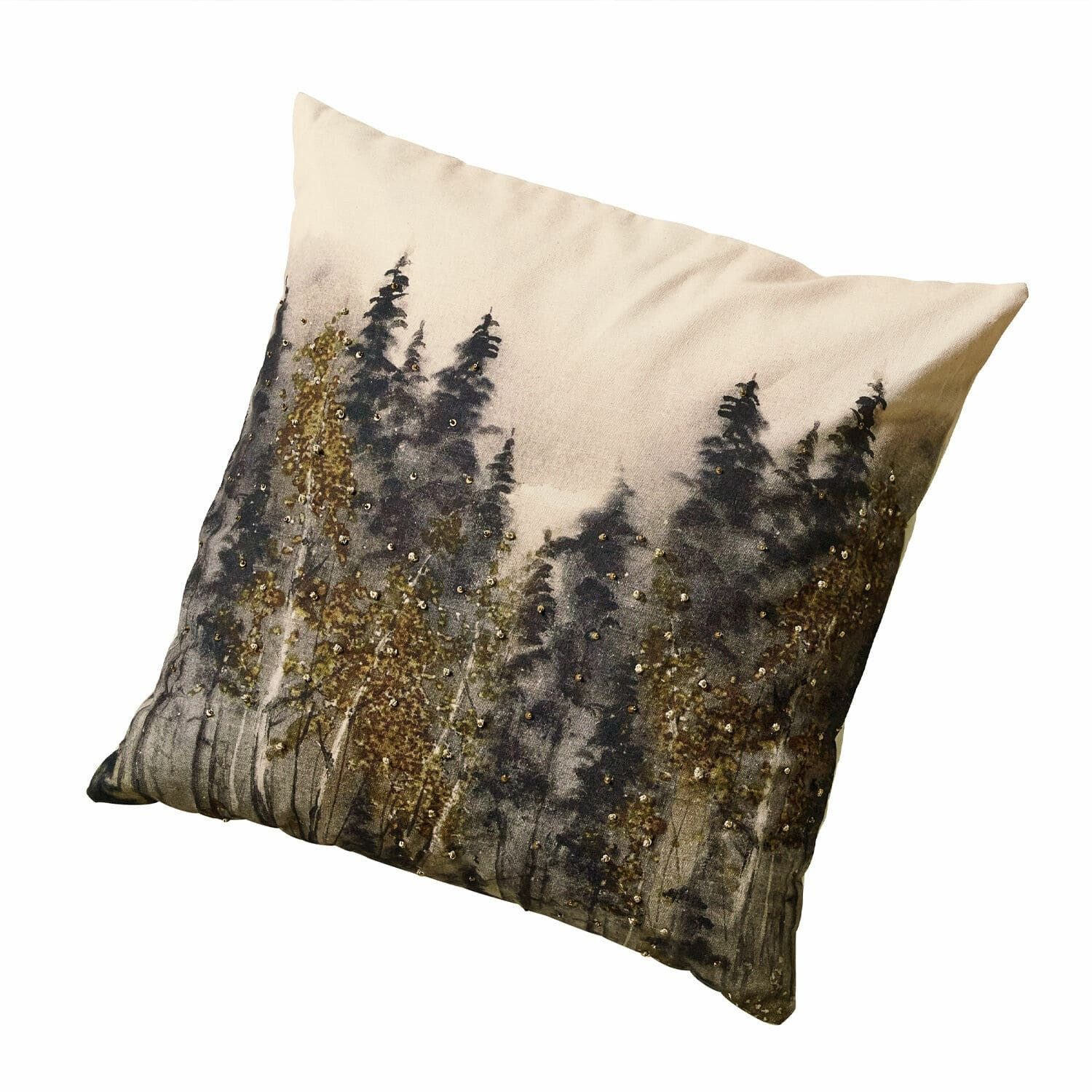 Mirabeau Kissenhülle Kissenhülle Aurignac grau/gold günstig online kaufen