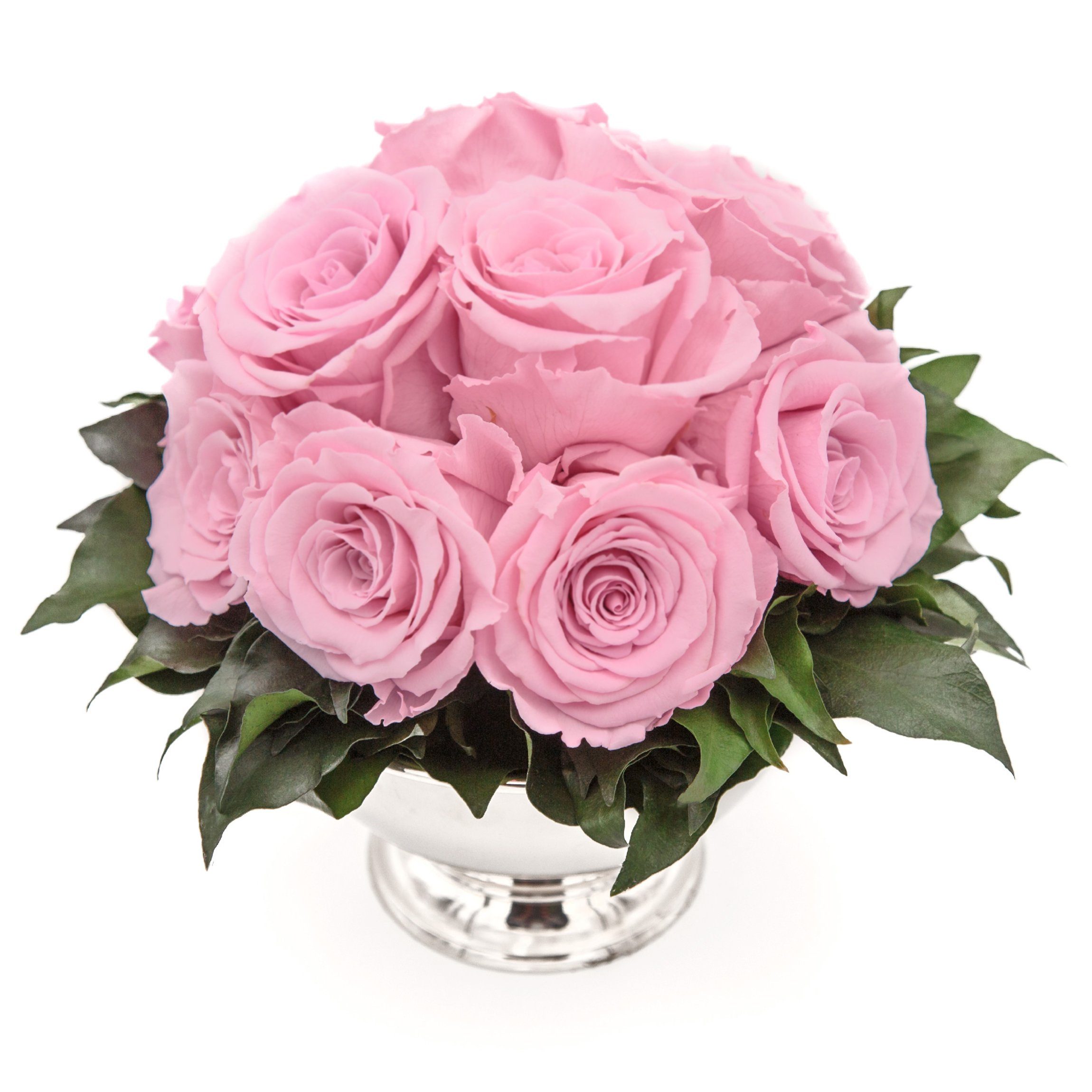 Gestecke Blumengesteck 11 Infinity Rosen in Blumenschale Blumenstrauß Rosen günstig online kaufen