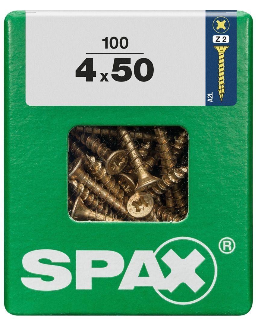 SPAX Holzbauschraube Spax Universalschrauben 4.0 x 50 mm PZ 2 - 100