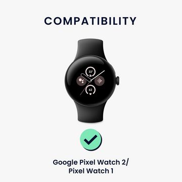 kwmobile Uhrenarmband Sportband für Google Pixel Watch 2 / Pixel Watch 1, 2x Nylon Fitnesstracker Sportarmband Band