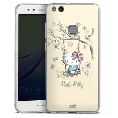 DeinDesign Handyhülle Hello Kitty Fanartikel Offizielles Lizenzprodukt Hello Kitty Natur, Huawei P10 lite Slim Case Silikon Hülle Ultra Dünn Schutzhülle