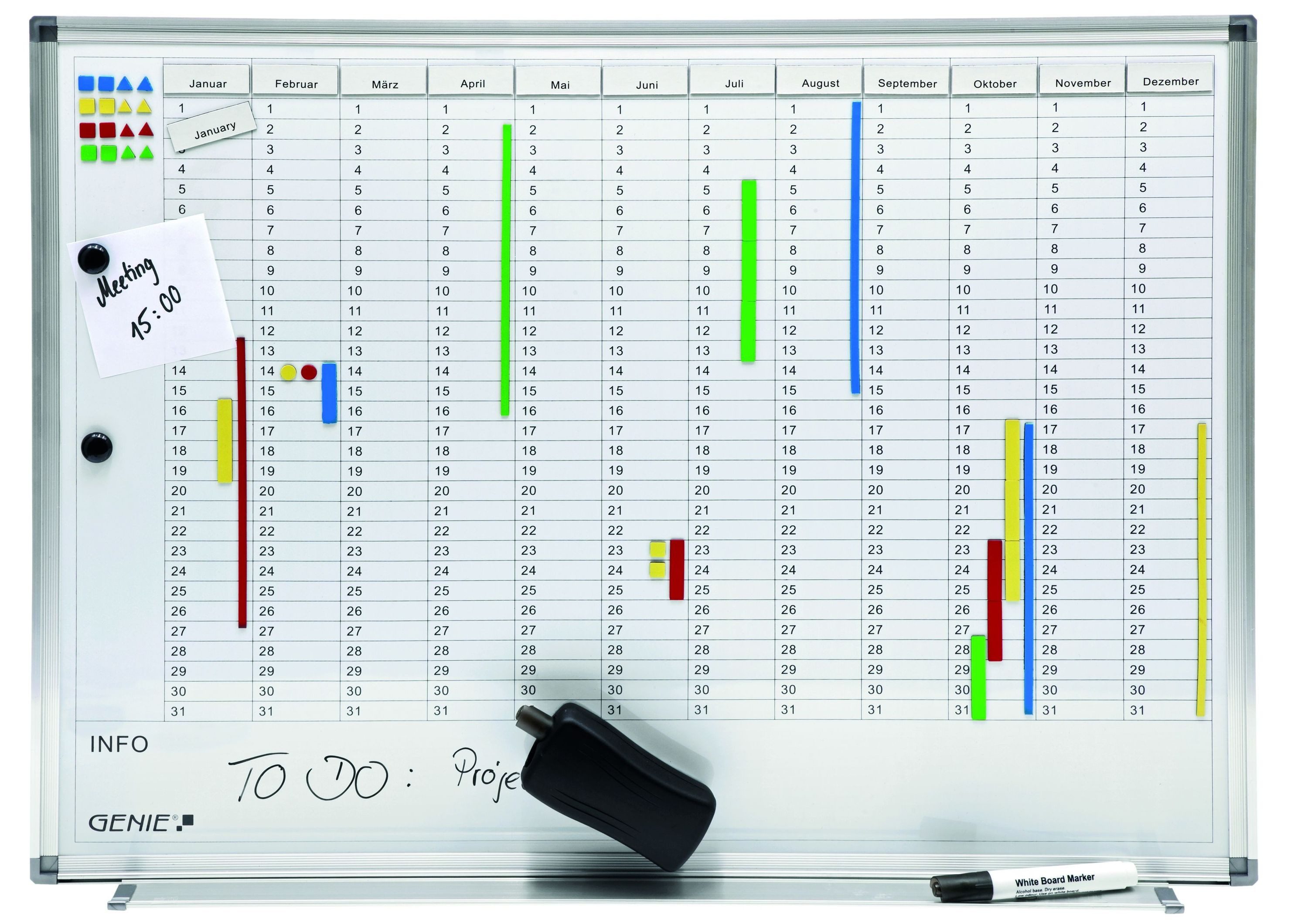 GENIE Wandtafel Jahresplaner AP2000 56x77cm mit günstig online kaufen