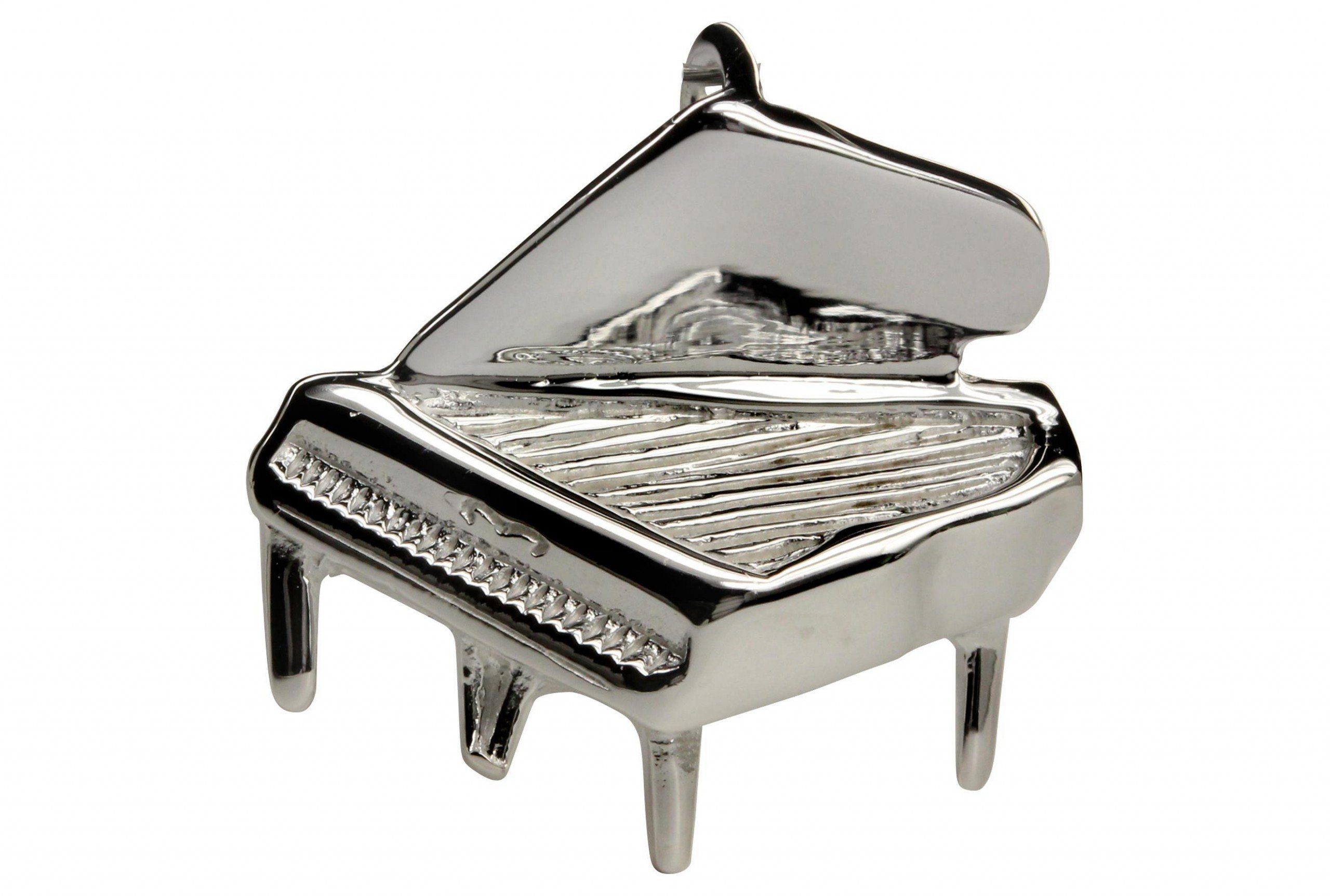 SILBERMOOS Kettenanhänger Anhänger Klavier, 925 Sterling Silber