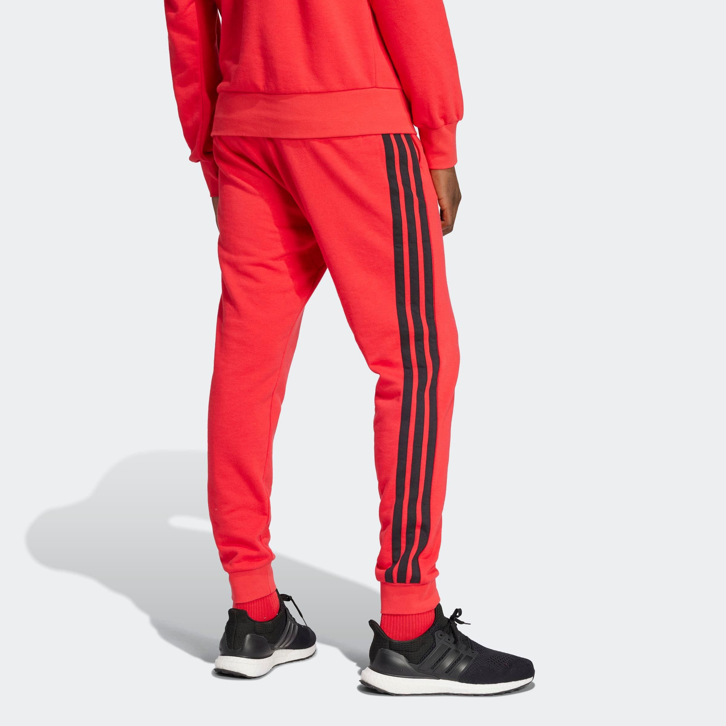 adidas Sportswear Sporthose ESSENTIALS 3-STREIFEN FRENCH TERRY schmal zulaufende Beinform, für sportliche Aktivitäten