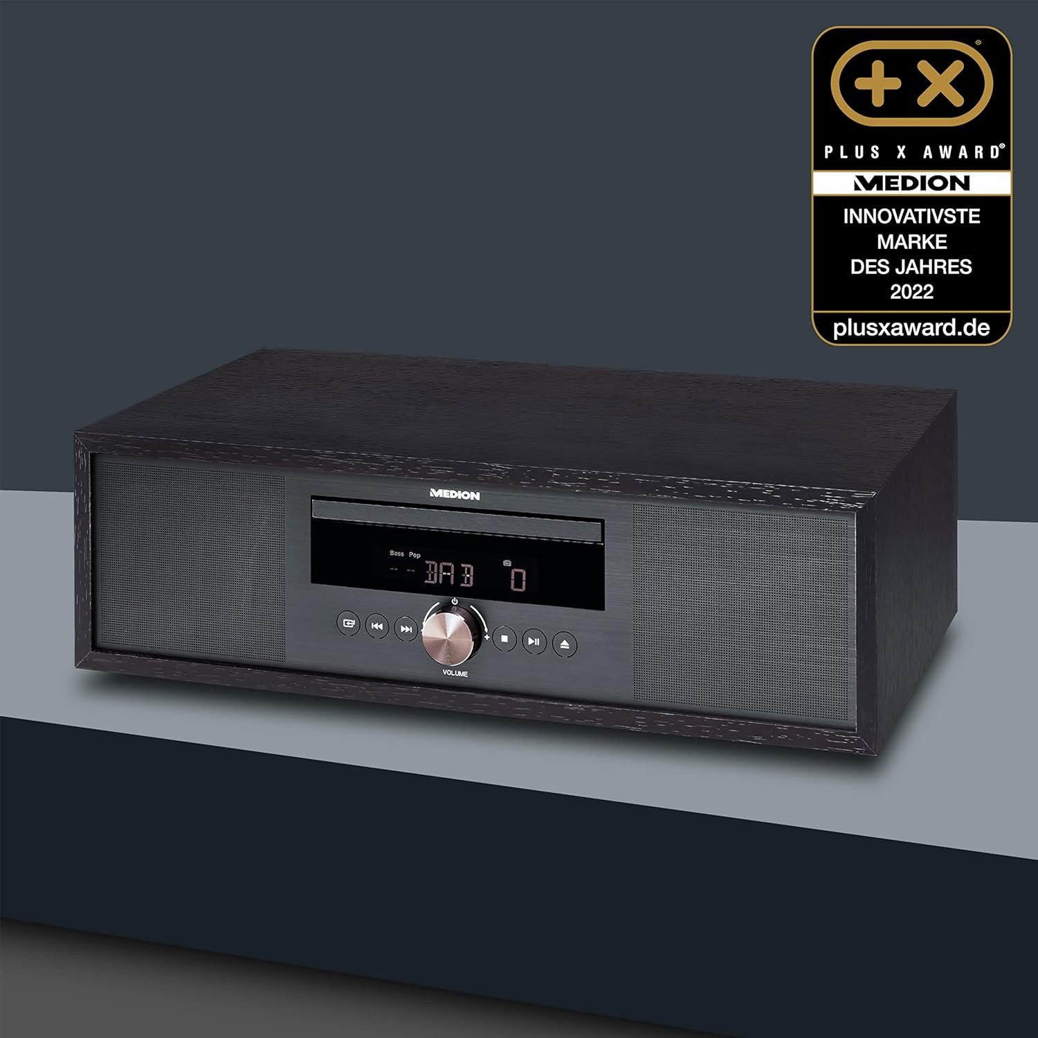 Medion® Medion MD44125 All-in-One Kompaktanlagen DAB+, CD, MP3, Radio, USB Digitalradio (DAB) (Digitalradio (DAB), AM/FM, DAB+, MW/UKW RDS, 15 W)