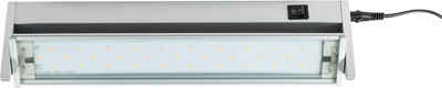 HEITRONIC Lichtleiste Miami, LED fest integriert, Warmweiß, Küchenlampe, Küchenbeleuchtung, schwenkbar und mit Schalter