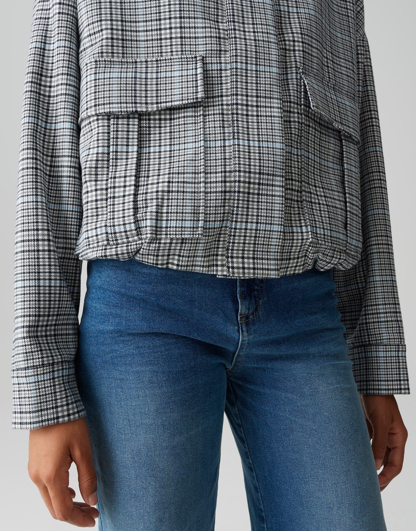 OPUS Blouson Blouson HEMMA Loose aus Viskose Mix