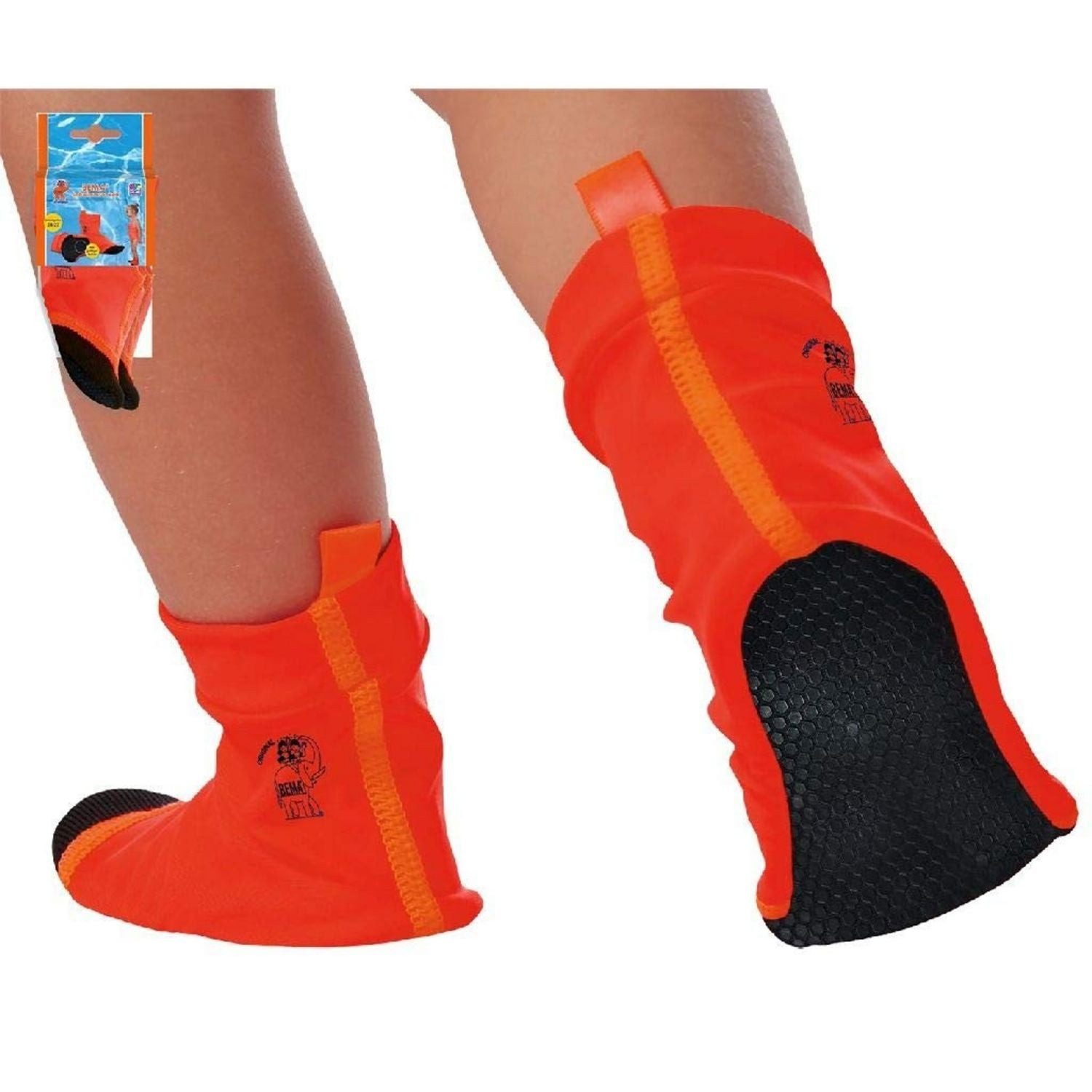 Happy People Spiel BEMA® 18025 - Schwimmsocken mit Anti-Rutsch-Sohle, Größe 24-27