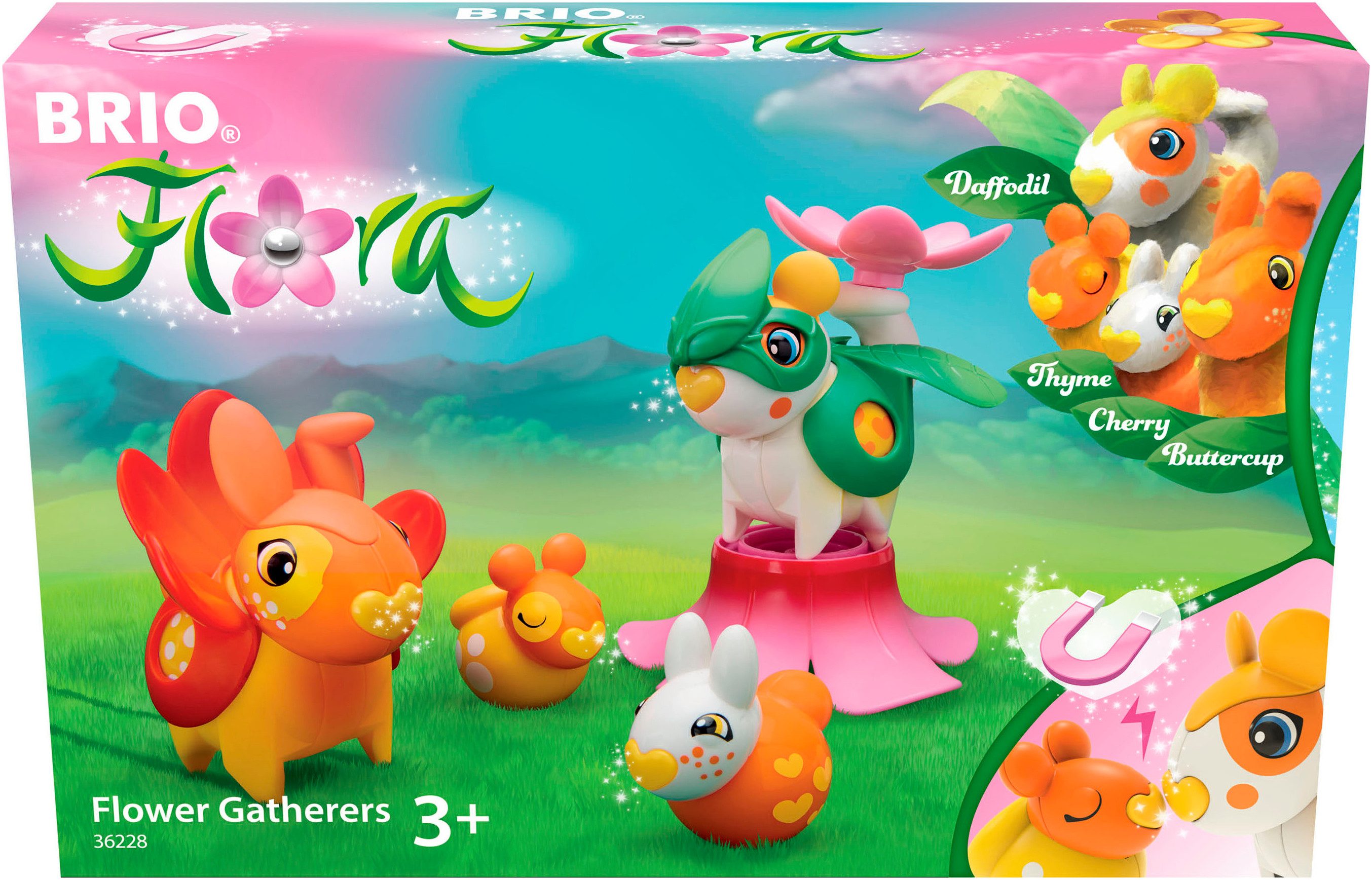 BRIO® Spielwelt BRIO Flora - Blumensammler (36228), (10-tlg)