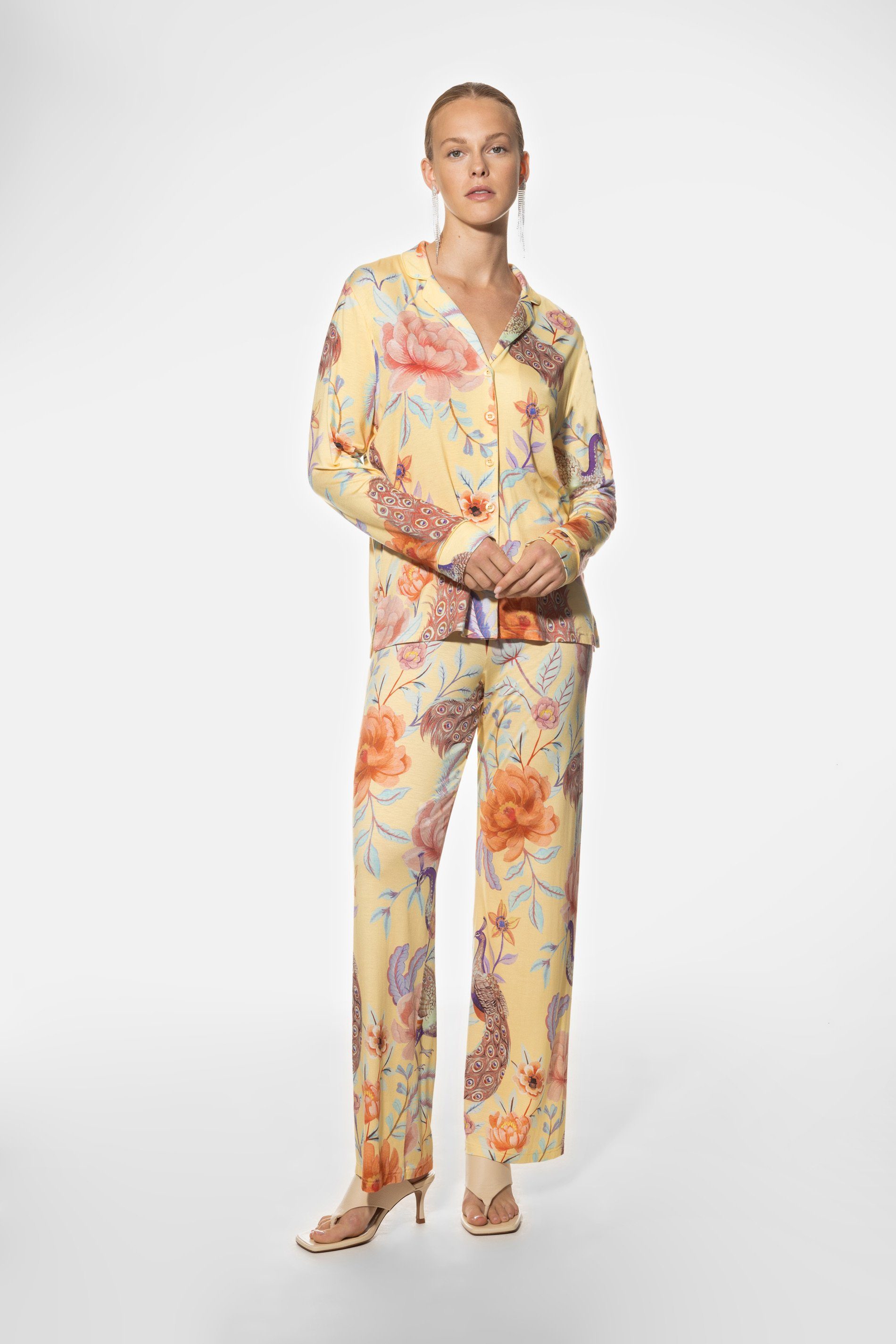 Mey Schlafanzug Damen Serie Naela moderner Print (2 tlg)