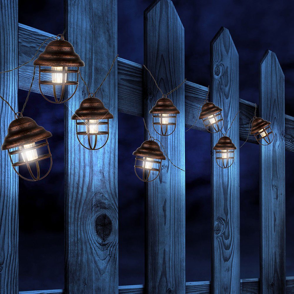 GLOBO LIGHTING LED Solarleuchte, LED-Leuchtmittel fest verbaut, Warmweiß, Solarleuchte Außenlampe Gartenleuchte