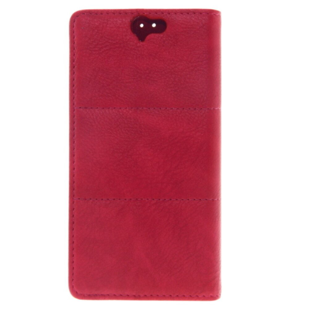 Handytasche Book Case Handyhülle für HTC One A9 pink (Book Cover)