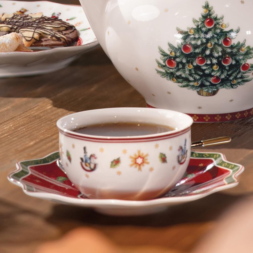 Villeroy & Boch Kaffeeservice Toy's Delight Kaffeeservice 18er Set (18-tlg), 6 Personen, Porzellan
