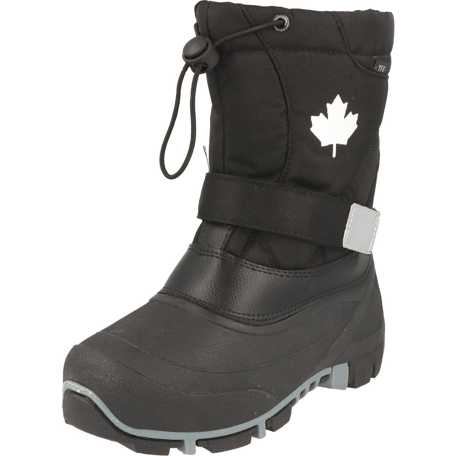 CANADIANS 467-185 warme Winter Stiefel Boots TEX Schnee Winterboots Wasserabweisend black