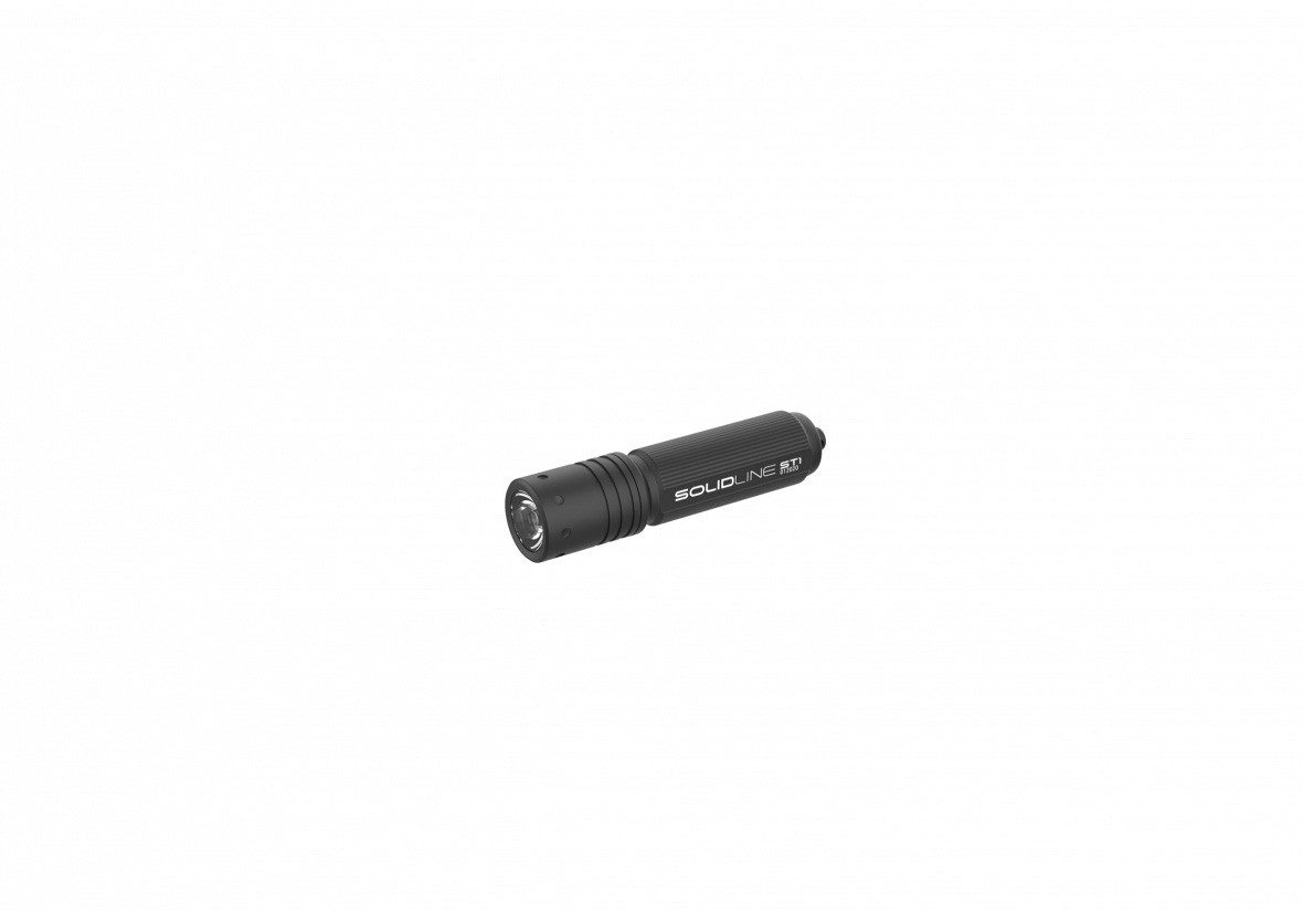 Ledlenser Schreibtischlampe Ledlenser Taschenlampe Solidline ST1 schwarz 100lm, Inkl. Leuchtmittel