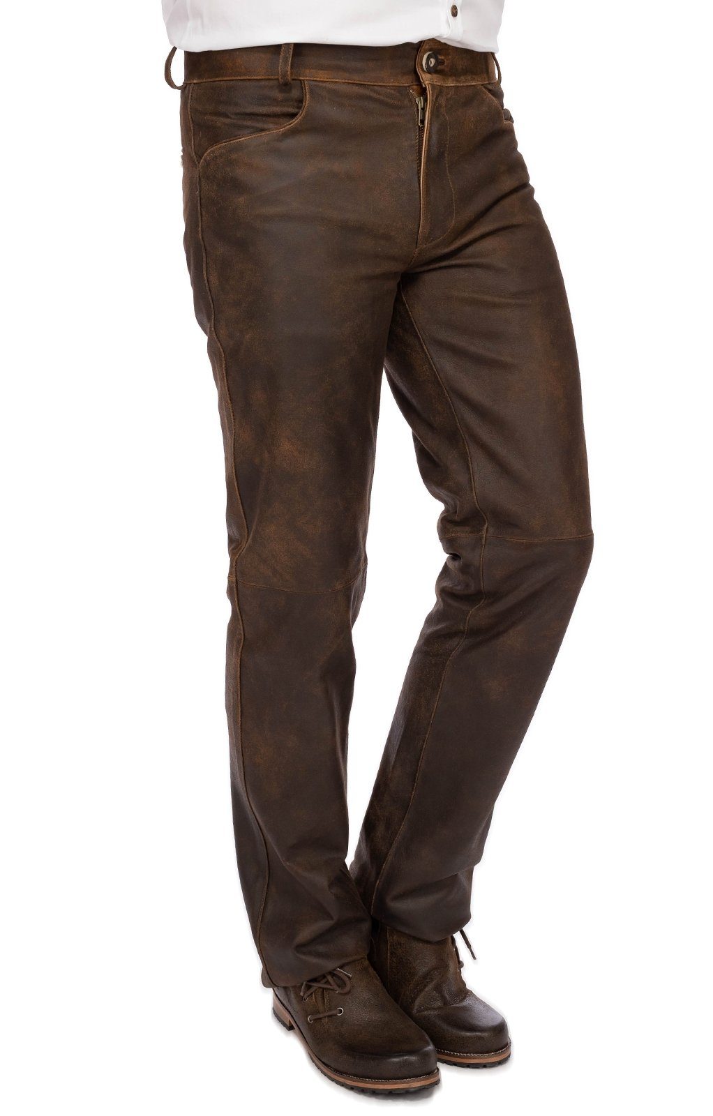 Lederhose Lederhose Maddox nappato moos lang ARB