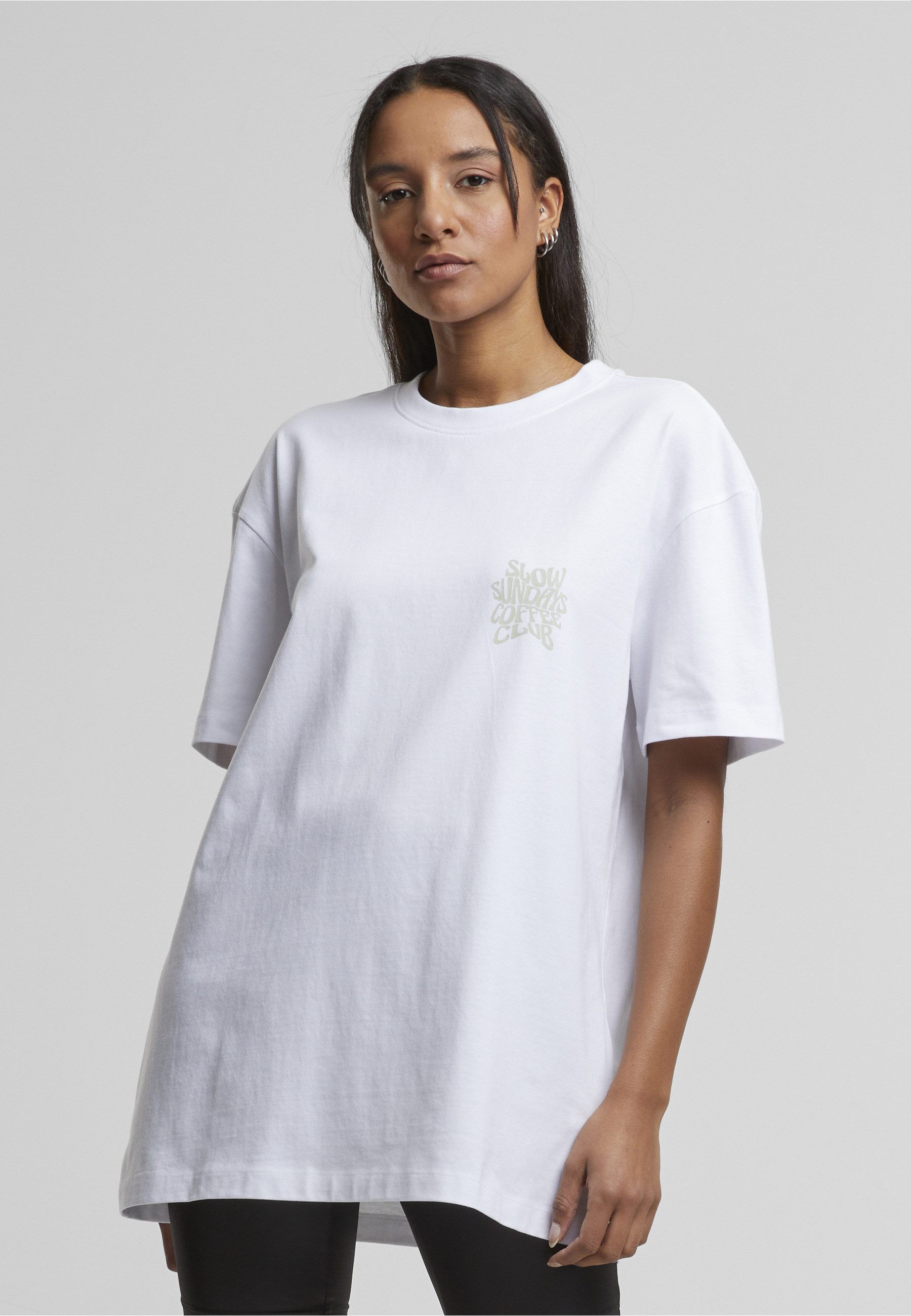 URBAN CLASSICS T-Shirt Urban Classics Ladies Cotton Logo Shirt (1-tlg)