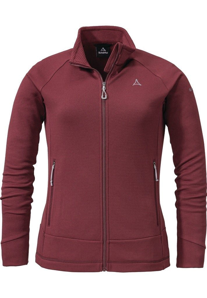 Fleecejacke Steinach (hoher Feuchtigkeitstransport) weinrot Damen