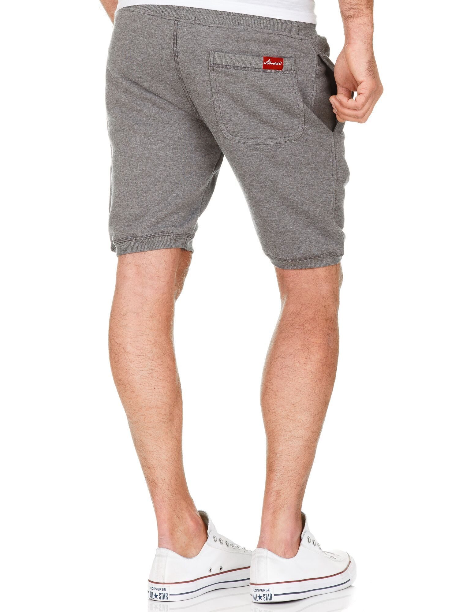 Amaci&Sons Sweatshorts INKSTER Sweatshorts Herren Bermuda Bequeme Kurze Männer Hose