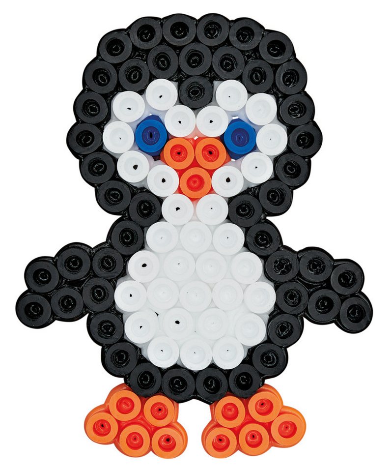 Thumbnail - Dan Import Bügelperlen Hama Bügelperlen maxi Set Pinguin mit Zubehör 250 Stück Blister