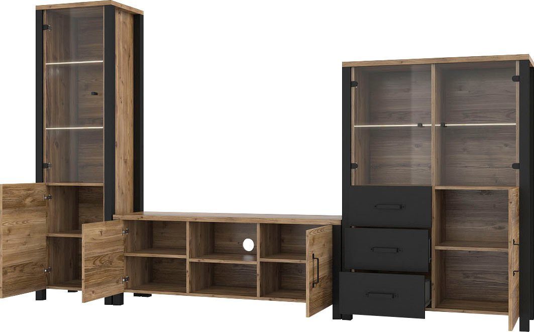 Home affaire Wohnwand Olin, (Set, 3-St)