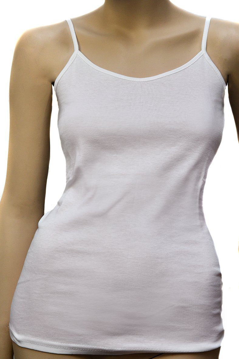 Toker Collection® Achseltop Damen Top mit Spaghettiträger 2 Stück (Packung, günstig online kaufen