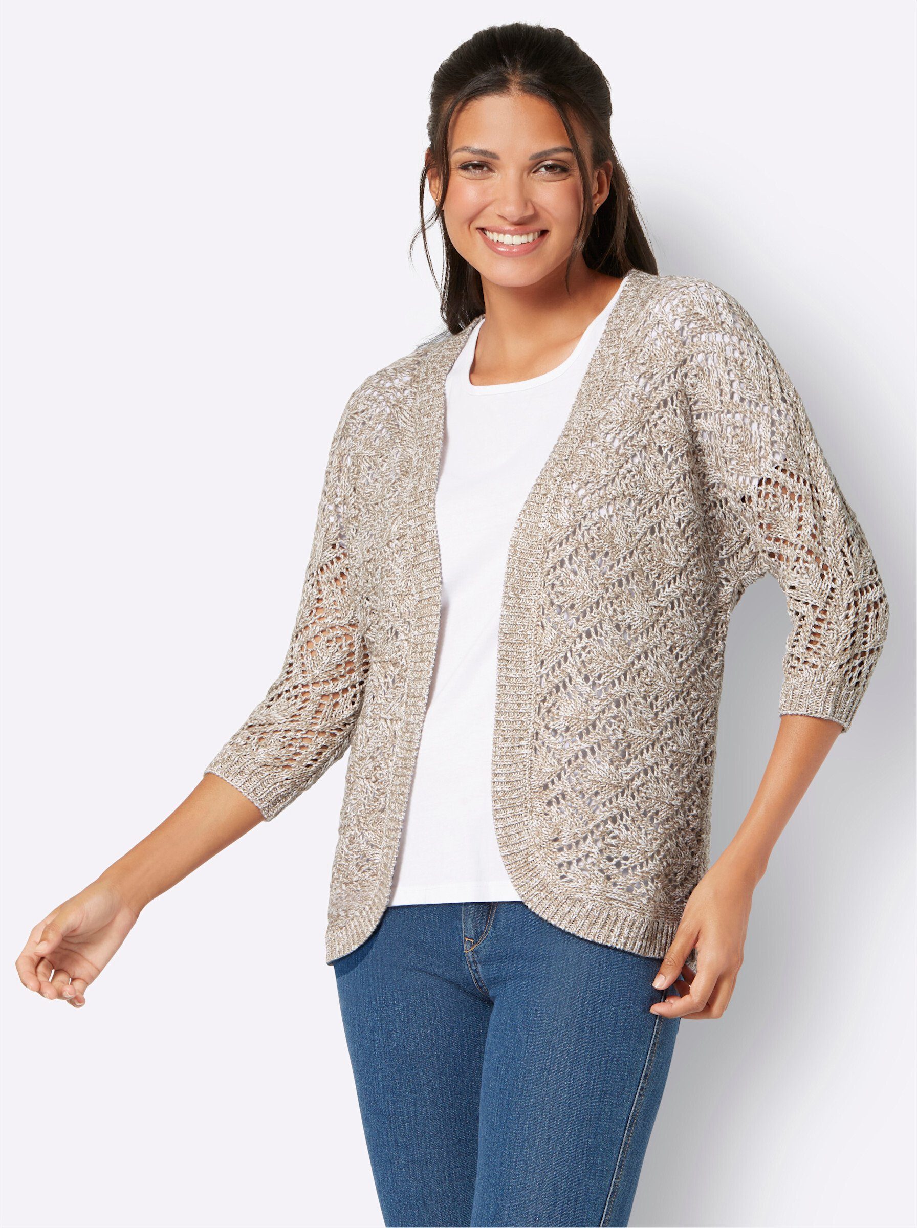 an! Sieh Strickjacke