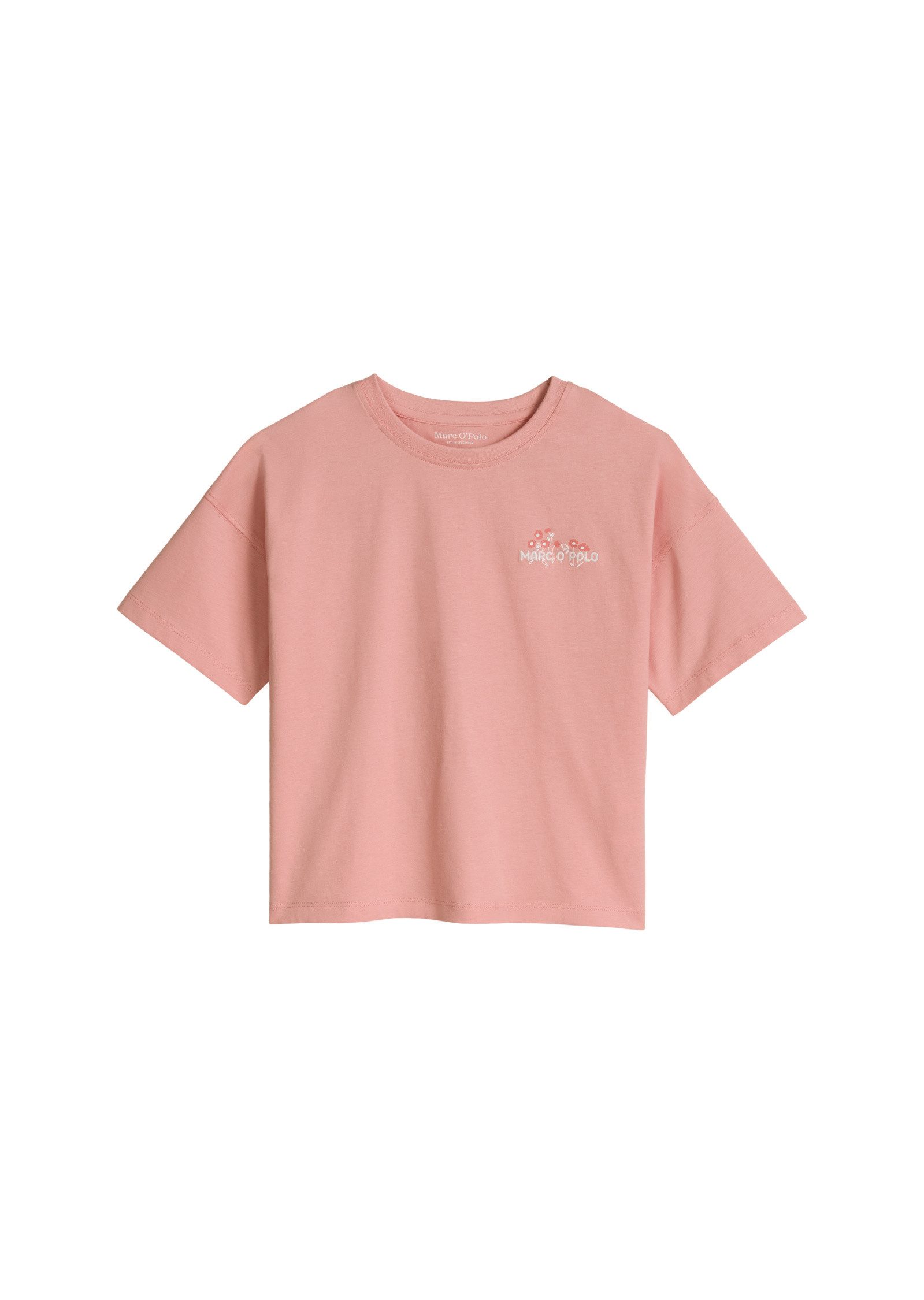 T-Shirt mit Logostickerei auf beiden Seiten