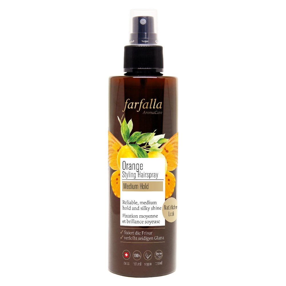 Farfalla Essentials AG Orange Styling Hairspray, Orange, 200 ml