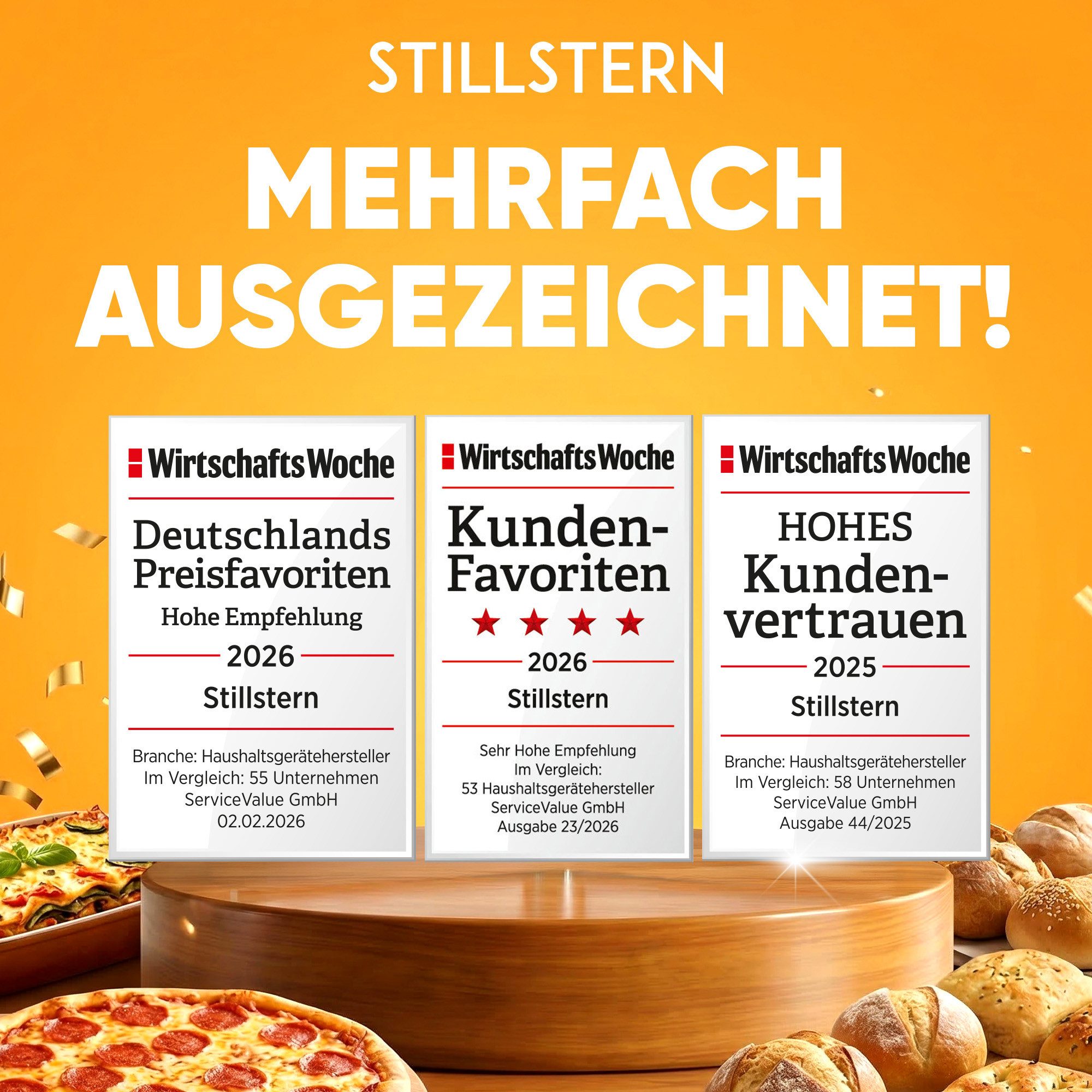 Stillstern Gefrierschrank MGS 42.1, 63.2 cm hoch, 47 cm breit, 4 Sterne Technologie