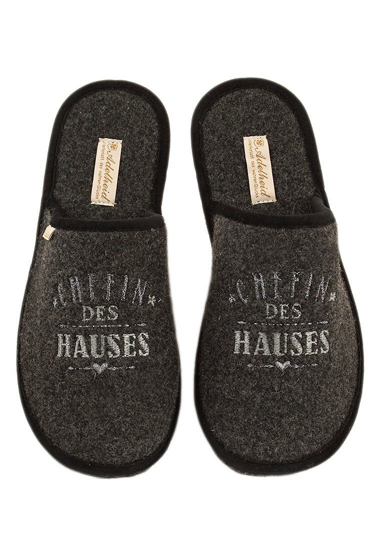 ADELHEID Chefin des Hauses Filzpantoffeln Pantoffel