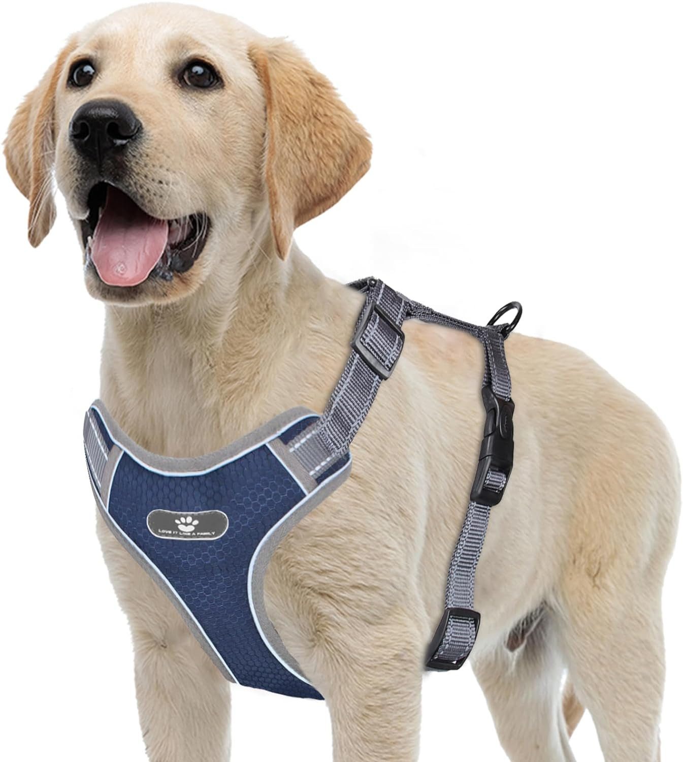 UE Stock Hunde-Geschirr Verstellbare reflektierende Hundegeschirr günstig online kaufen