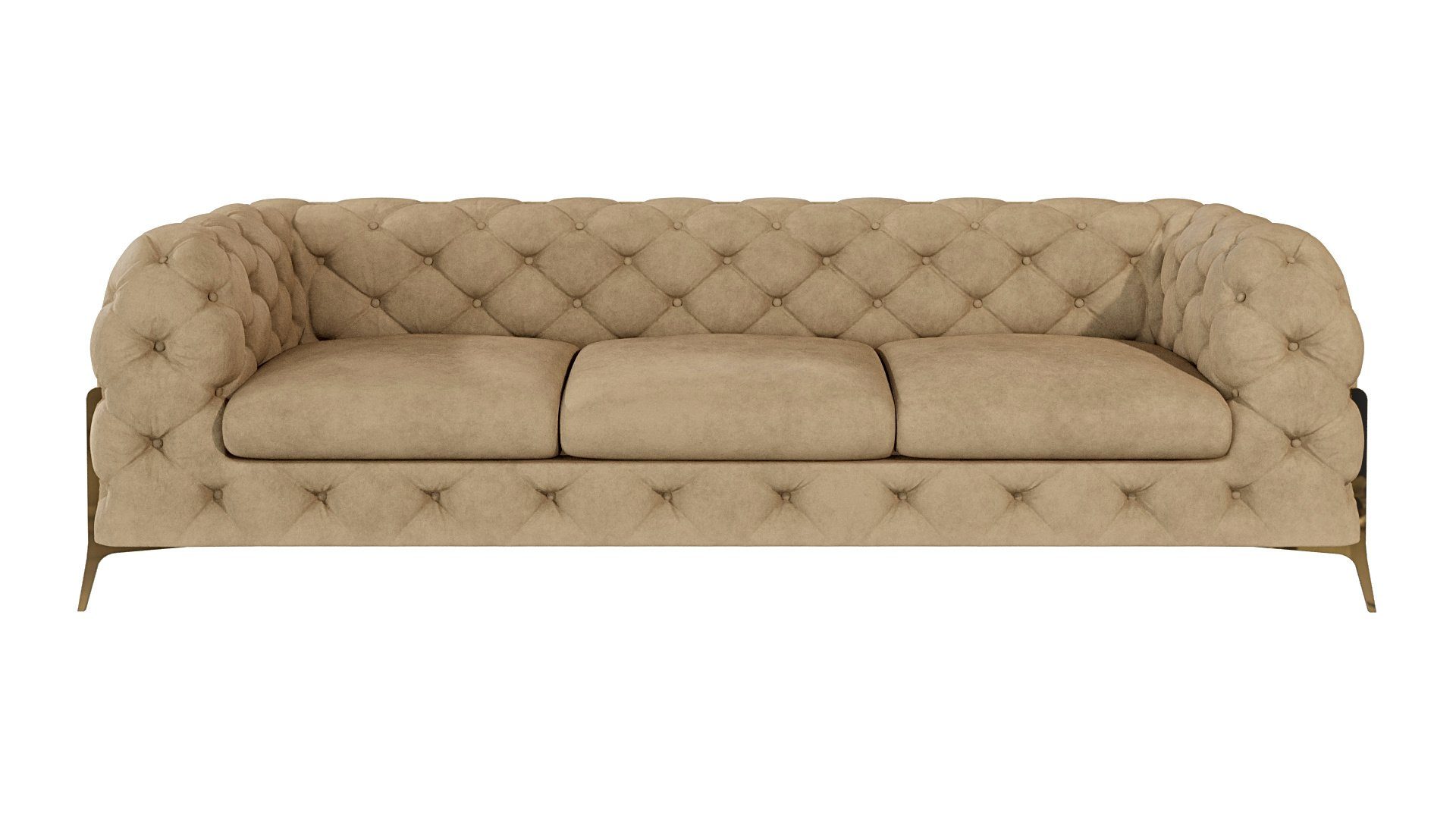 S-Style Möbel Chesterfield-Sofa 3-Sitzer Ashley mit günstig online kaufen