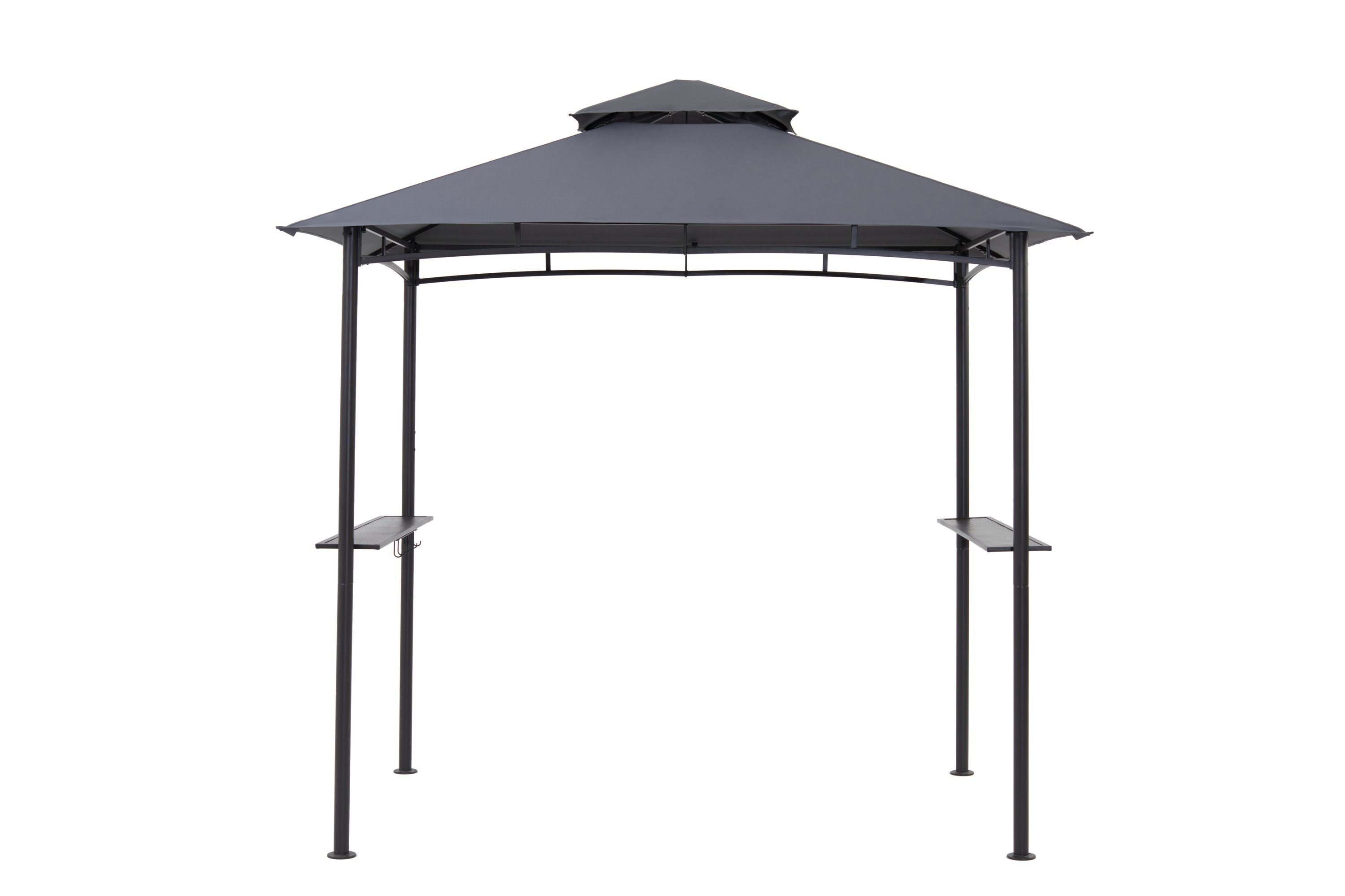 Grasekamp Pavillon Grillpavillon BBQ 1,52x2,44m, Doppeldach zur
