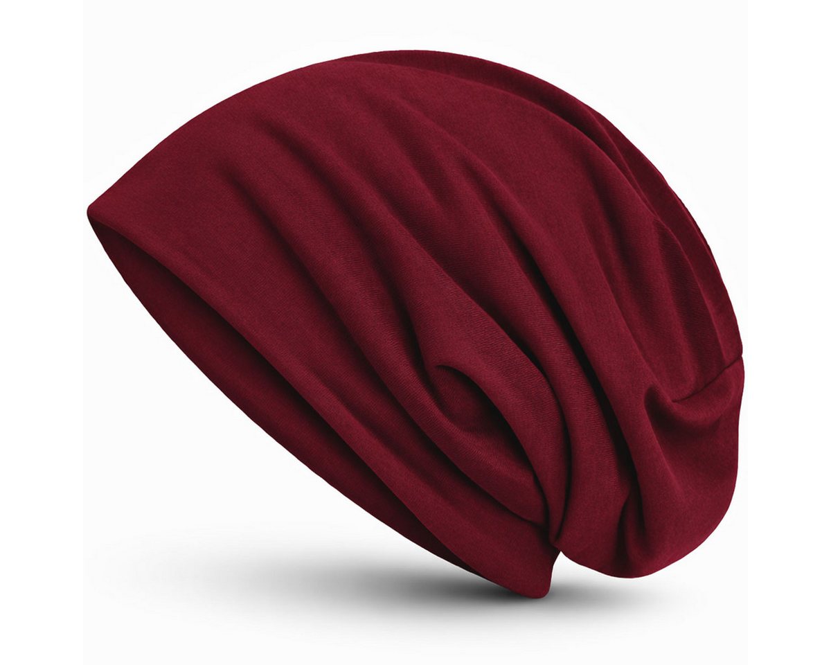 style3 Beanie Beanie Mütze Damen Herren Haube Sommer slouch XXL Chemo Schlafmütze Elastische leichte Beanie Mütze für Damen und Herren Laufmütze