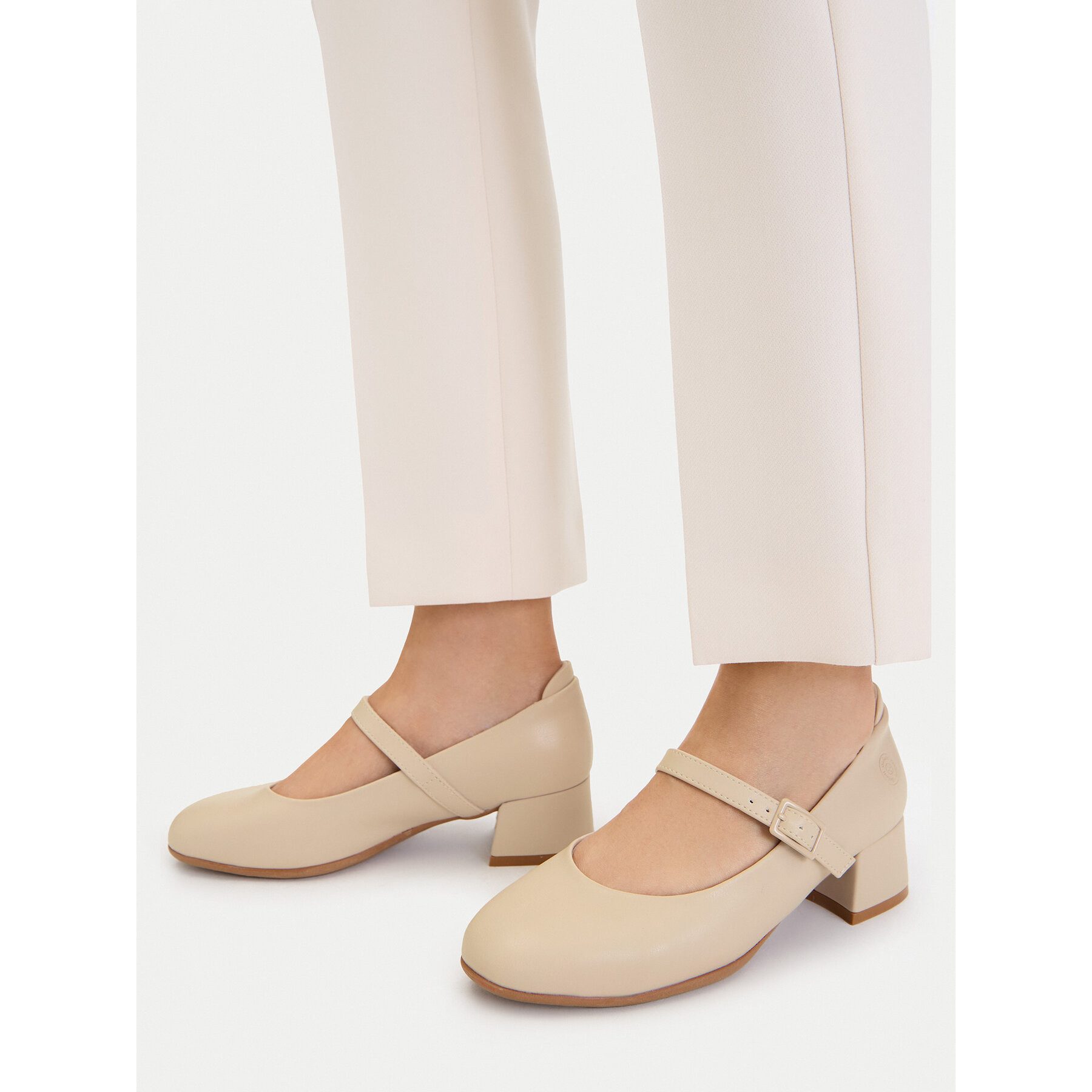Go Soft Go Soft Damen Pumps Beige High-Heel-Stiefel