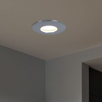 etc-shop LED Einbaustrahler, LED-Leuchtmittel fest verbaut, Warmweiß, 8er Set LED Decken Einbau Leuchten Spot Wohn Ess Zimmer Lampen Karton