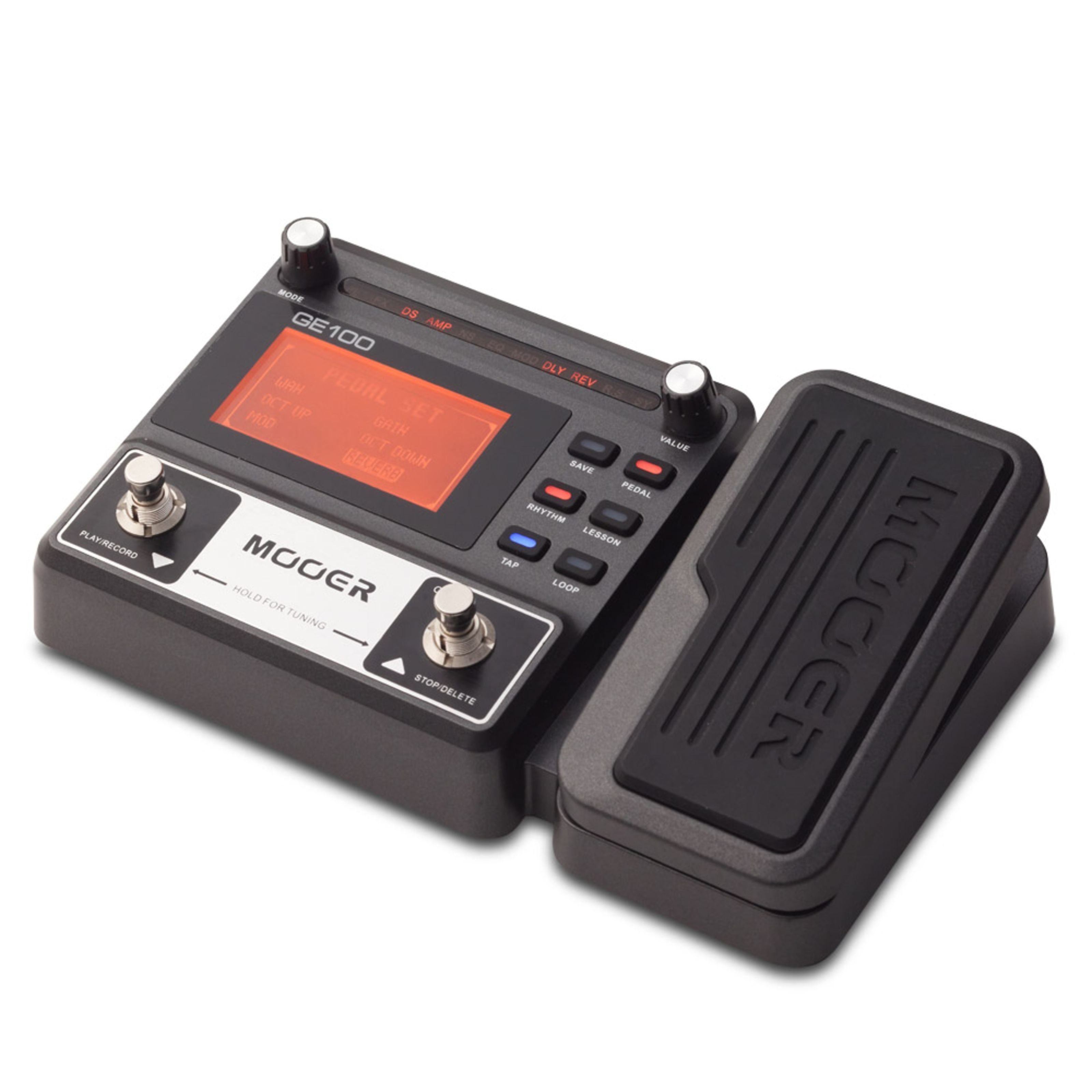 Mooer Audio Musikinstrumentenpedal, (Effekte, Multi-Effekte), GE 100 Multieffekt - Multieffektgerät für Gitarren
