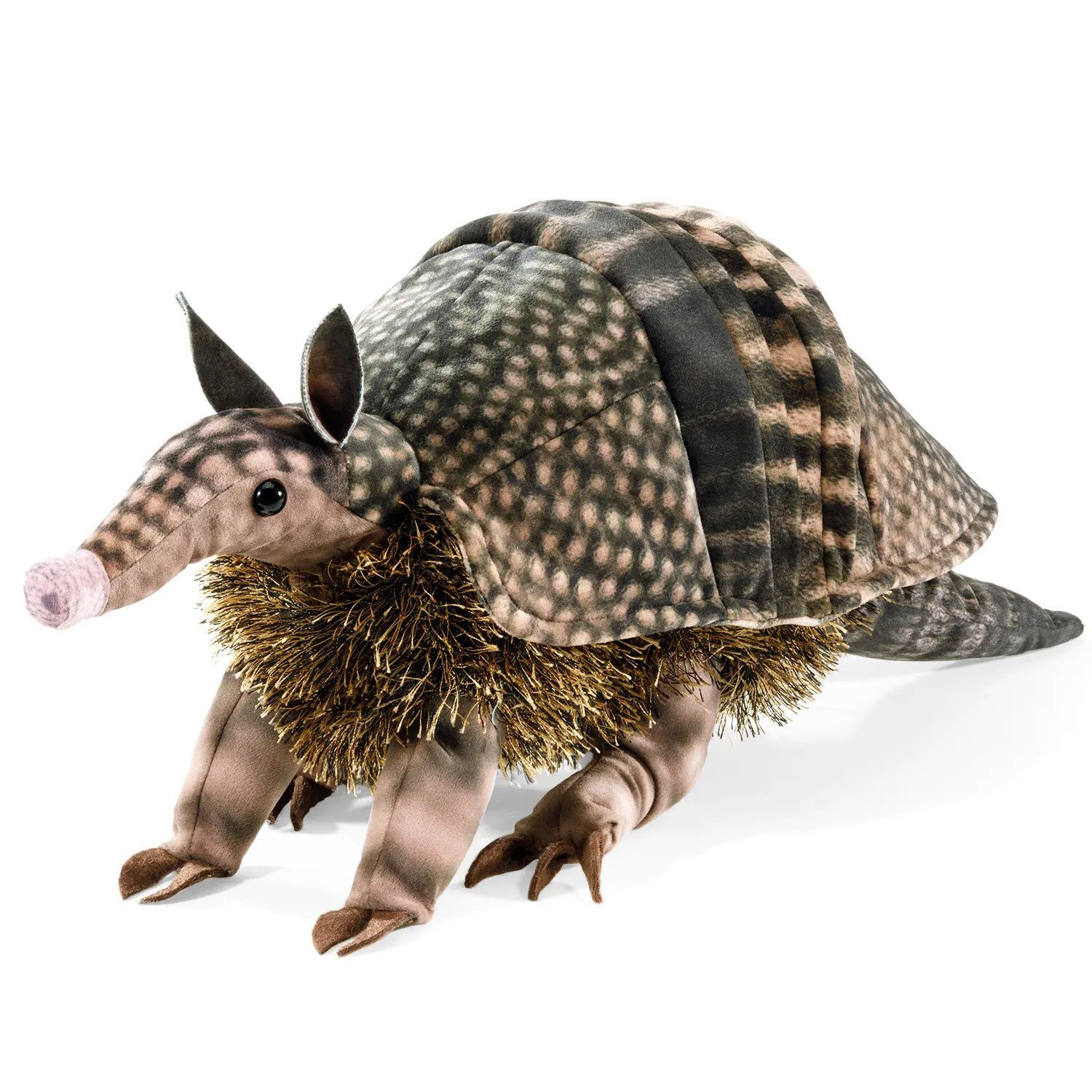 Folkmanis Handpuppen Handpuppe Folkmanis Handpuppe Gürteltier / Armadillo 3207 (Packung)