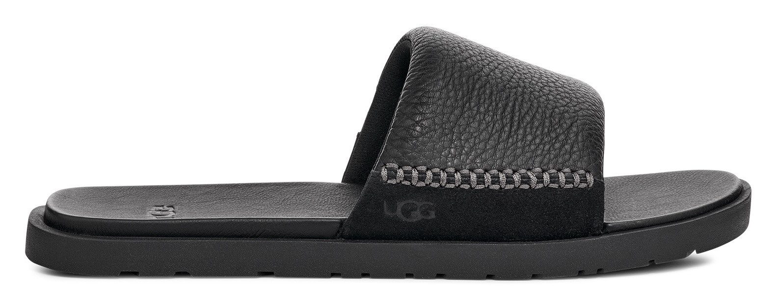 UGG SEASIDE II SLIDE Badepantolette Strandschuh, Sandale mit seitlicher Ziersteppung