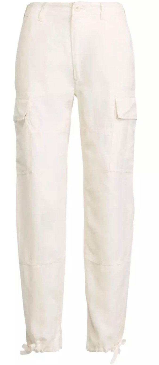 Polo Ralph Lauren Cargohose Maulbeerseide Seiden-Leinen günstig online kaufen