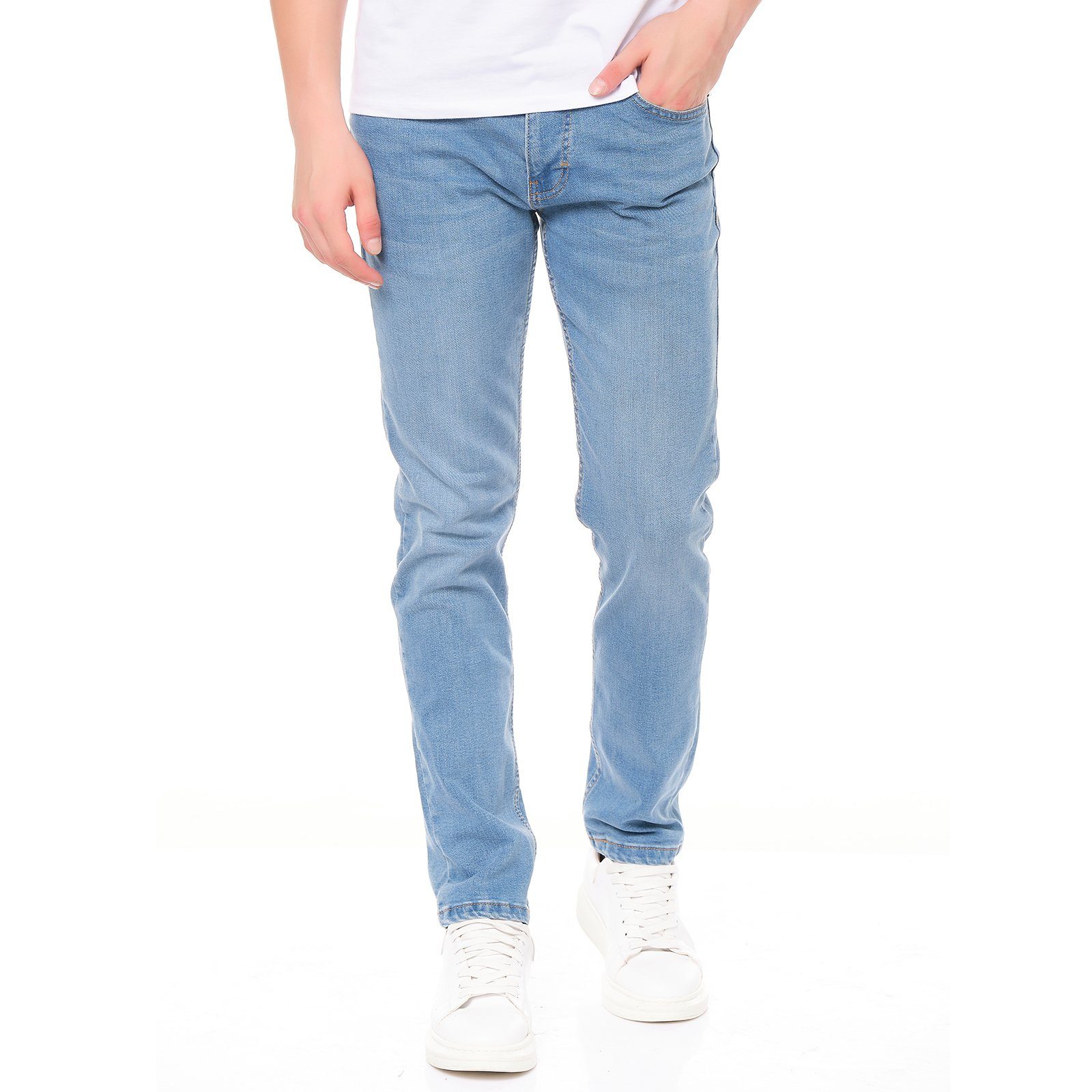 Smith & Solo Slim-fit-Jeans Herren, Jeanshose günstig online kaufen