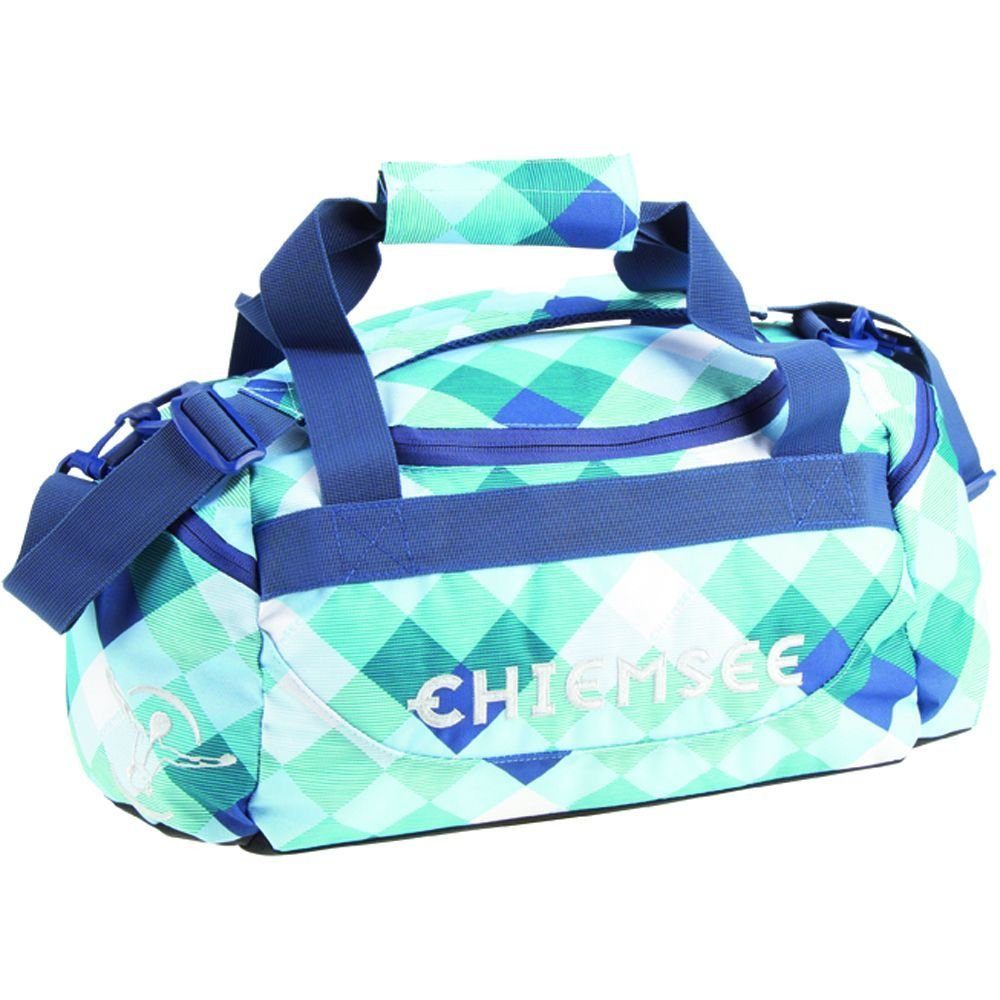 CHIEMSEE Matchbag Medium Sporttasche Reisetasche Tasche Structure Blau Neu 