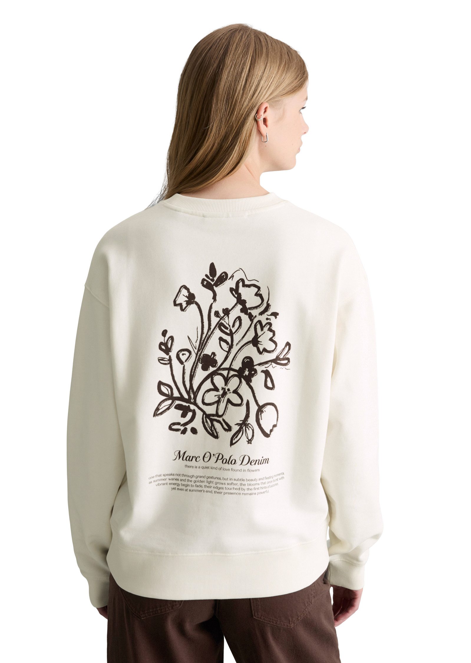 Marc O'Polo DENIM Sweatshirt aus softem French Terry
