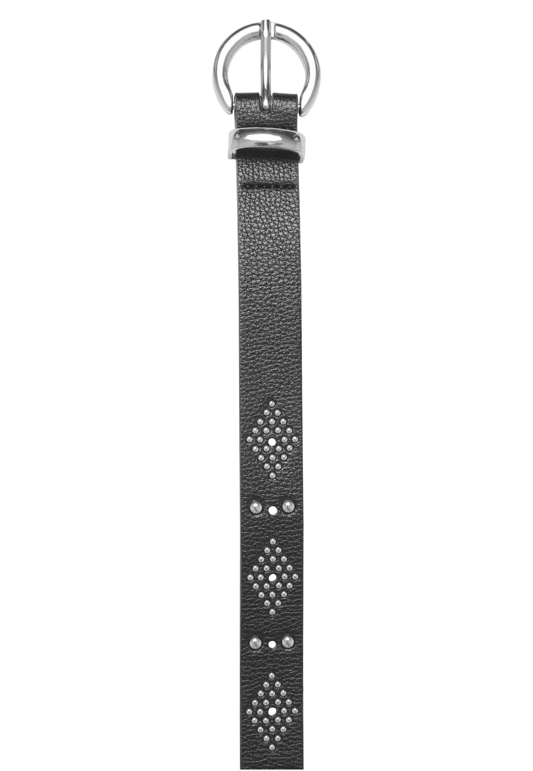 URBAN CLASSICS Synthetikgürtel Urban Classics Ladies Rivet Belt – Bild 2 von 3