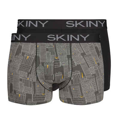 Skiny Retro Pants Doppelpack Herren Боксерские мужские трусы, боксерки (2-St) Skyscraper Selection