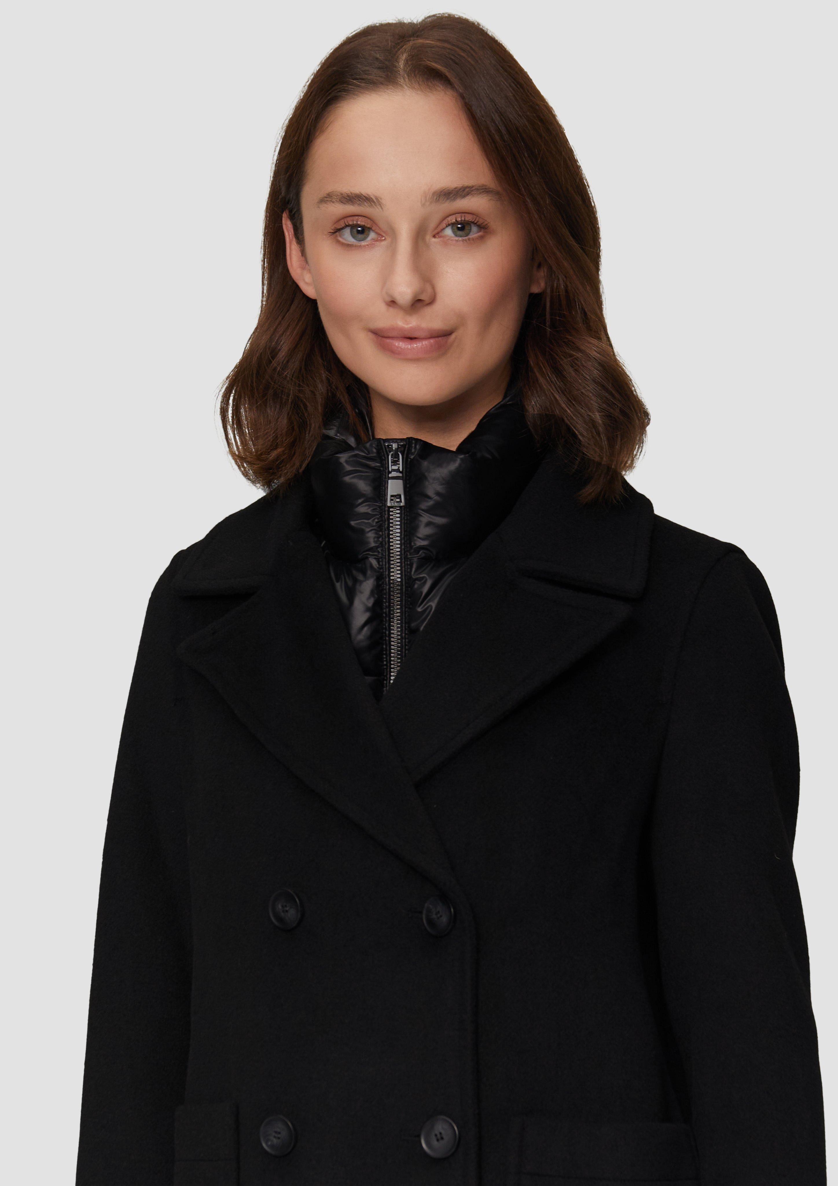 s.Oliver Funktionsjacke Caban im Materialmix mit günstig online kaufen