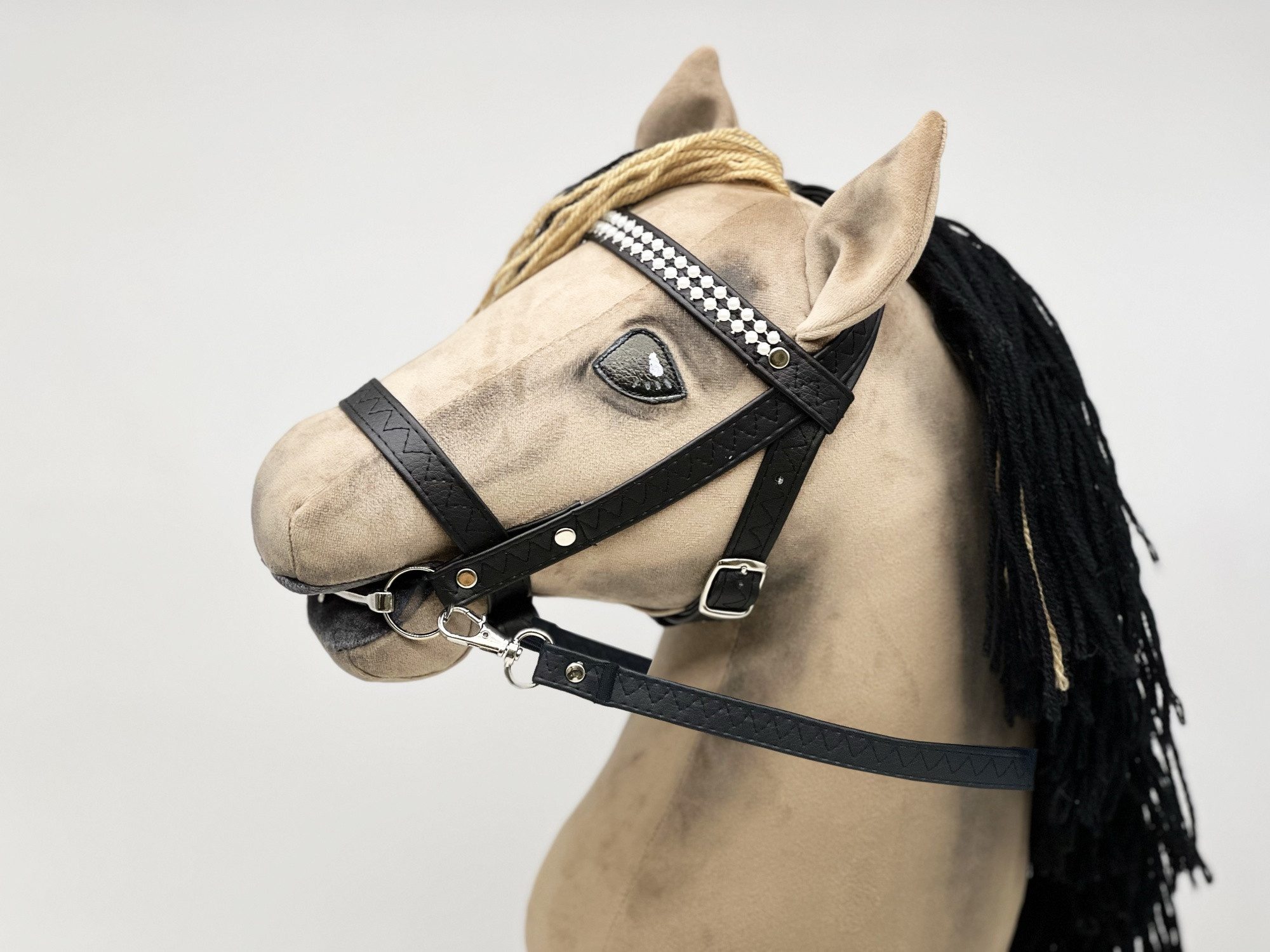 Reithalfter Hophorse Trense mit Zügel,unterschiedlich dekorierten Stirnbändern