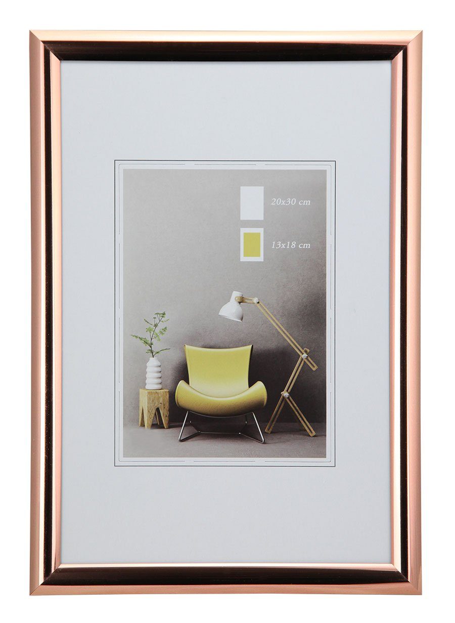 Rahme Bilderrahmen Foto Wanddeko Studio Line Collage IDEAL Poster Rose Gold Kunststoff Bilderrahmen TREND